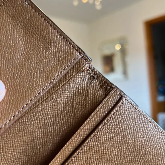 Coach Brown Rainbow Wristlet Wallet - Picture 7 of 7